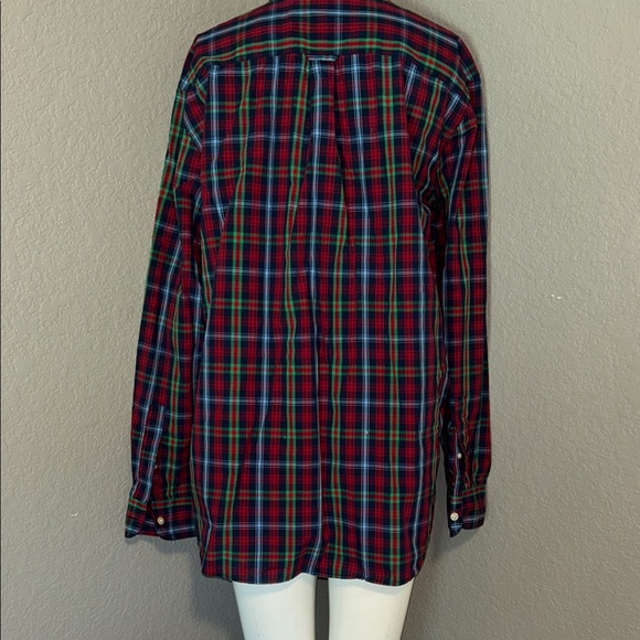 Men's Plaid Button-Down Shirt - Picture 2 of 3